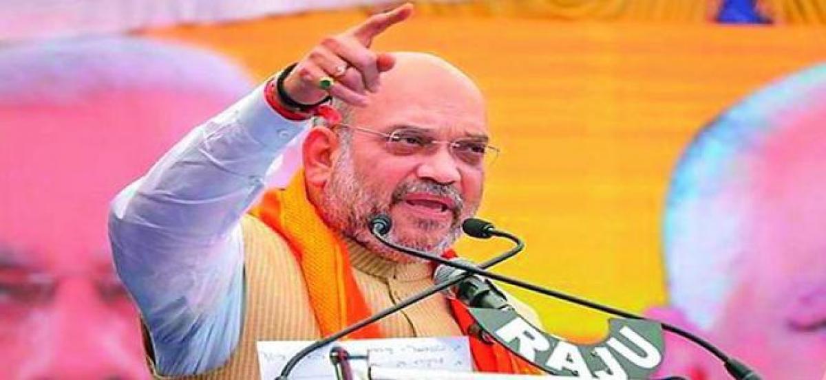 Amit Shah attacks KCR, challenges to make Dalit as chief minister